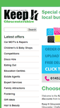 Mobile Screenshot of keepitgloucestershire.co.uk
